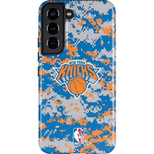 NBA New York Knicks Digi Camo Galaxy S22 Pro Case
