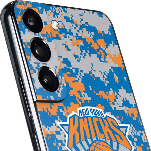 NBA New York Knicks Digi Camo Galaxy S22 Skin