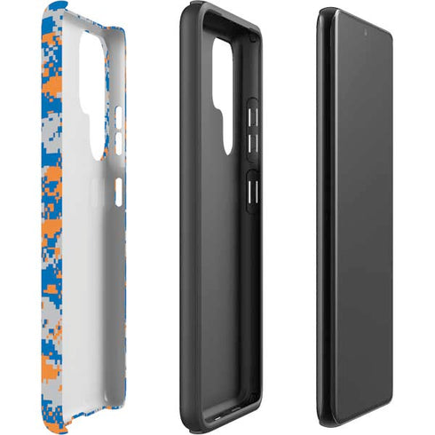 NBA New York Knicks Digi Camo Galaxy S22 Ultra Pro Case