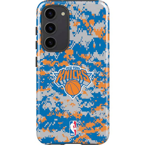 NBA New York Knicks Digi Camo Galaxy S23 Plus Pro Case
