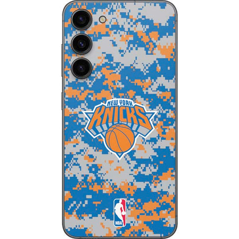 NBA New York Knicks Digi Camo Galaxy S23 Plus Skin