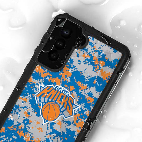 NBA New York Knicks Digi Camo Galaxy S23 Plus Waterproof Case