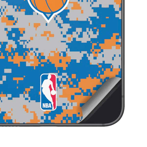 NBA New York Knicks Digi Camo Galaxy S23 Skin