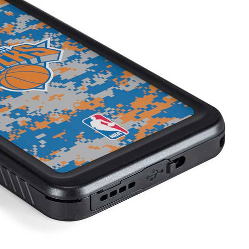 NBA New York Knicks Digi Camo Galaxy S23 Waterproof Case