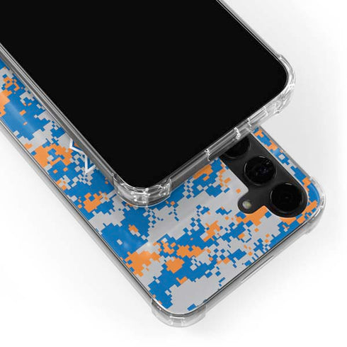 NBA New York Knicks Digi Camo Galaxy S24 Plus Clear Case