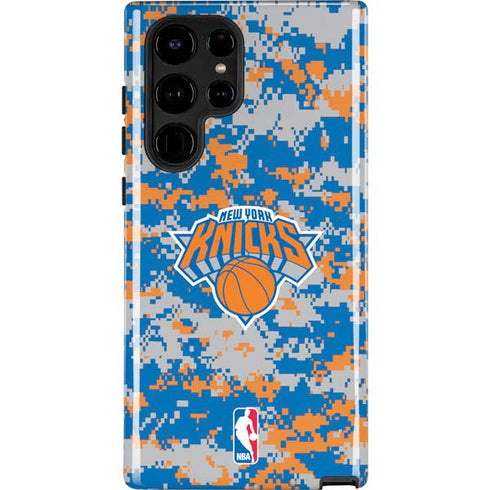 NBA New York Knicks Digi Camo Galaxy S24 Ultra Impact Case