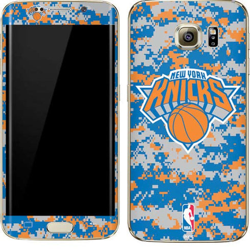 NBA New York Knicks Digi Camo Galaxy S7 Edge Skin