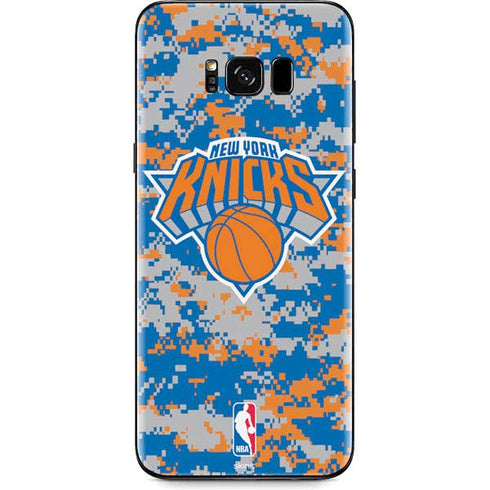 NBA New York Knicks Digi Camo Galaxy S8 Plus Skin