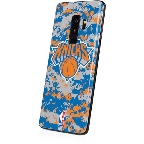 NBA New York Knicks Digi Camo Galaxy S9 Plus Skin