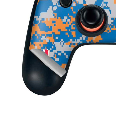 NBA New York Knicks Digi Camo Google Stadia Controller Skin