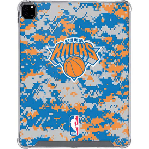 NBA New York Knicks Digi Camo iPad Pro 12.9in (2020) Clear Case