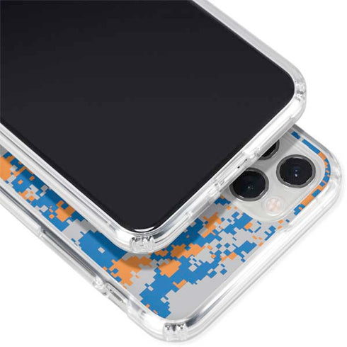 NBA New York Knicks Digi Camo iPhone 11 Pro Clear Case