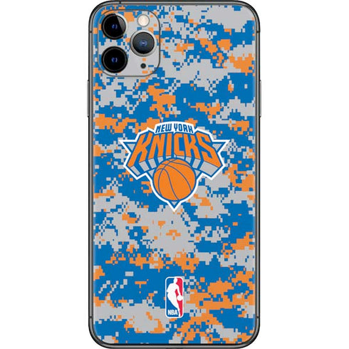 NBA New York Knicks Digi Camo iPhone 11 Pro Max Skin