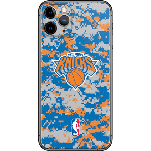 NBA New York Knicks Digi Camo iPhone 11 Pro Skin
