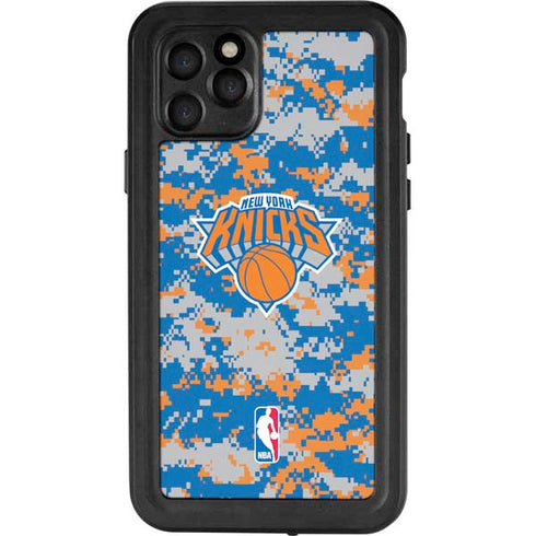 NBA New York Knicks Digi Camo iPhone 11 Pro Waterproof Case