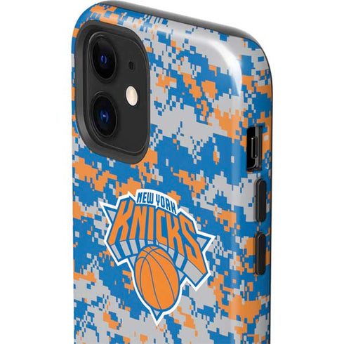 NBA New York Knicks Digi Camo iPhone 12 Impact Case