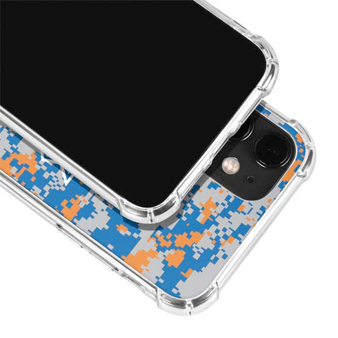 NBA New York Knicks Digi Camo iPhone 12 Mini Clear Case