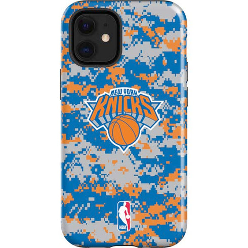 NBA New York Knicks Digi Camo iPhone 12 Mini Impact Case