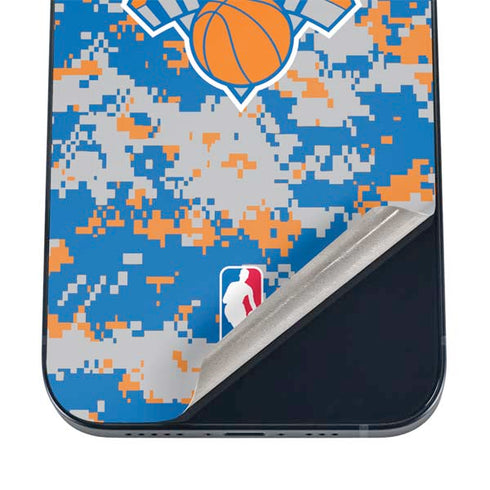 NBA New York Knicks Digi Camo iPhone 12 Mini Skin