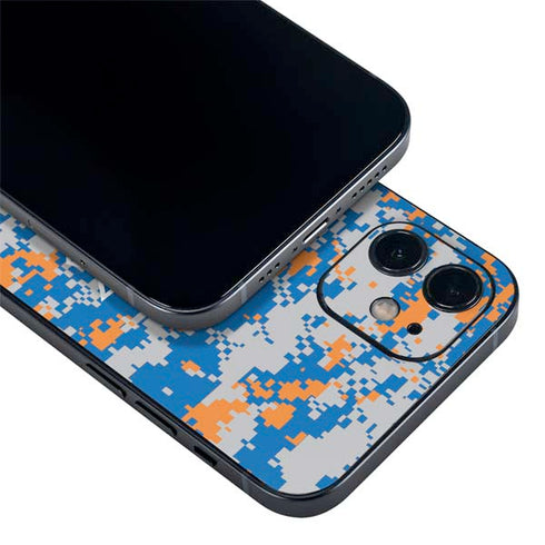 NBA New York Knicks Digi Camo iPhone 12 Mini Skin