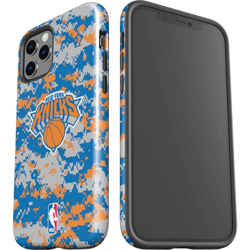 NBA New York Knicks Digi Camo iPhone 12 Pro Impact Case
