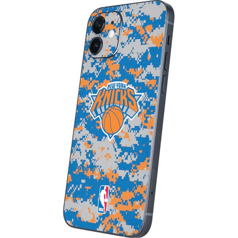 NBA New York Knicks Digi Camo iPhone 12 Skin