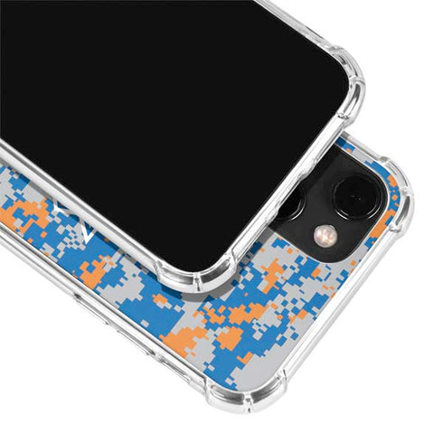 NBA New York Knicks Digi Camo iPhone 13 Mini Clear Case