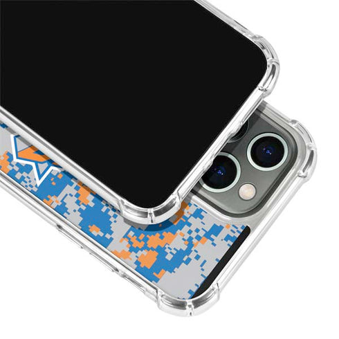 NBA New York Knicks Digi Camo iPhone 13 Pro Max Clear Case