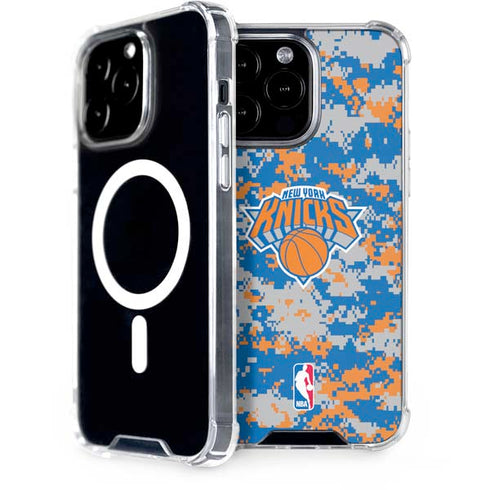 NBA New York Knicks Digi Camo iPhone 13 Pro Max MagSafe Case