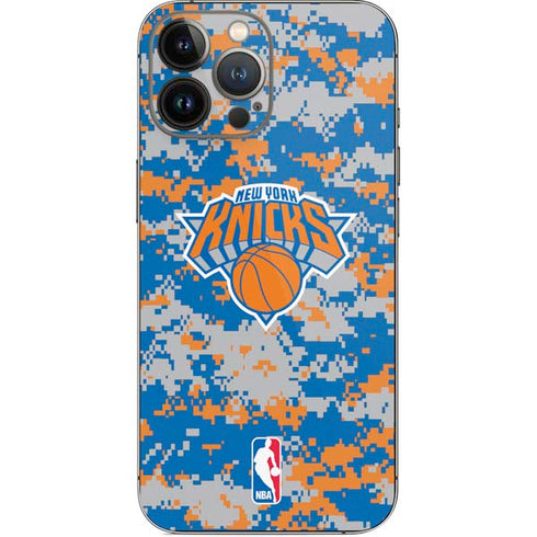 NBA New York Knicks Digi Camo iPhone 13 Pro Max Skin