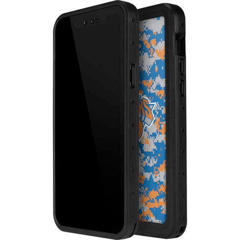 NBA New York Knicks Digi Camo iPhone 14 Pro Max Waterproof Case