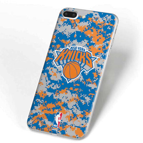 NBA New York Knicks Digi Camo iPhone 7 Plus Skin