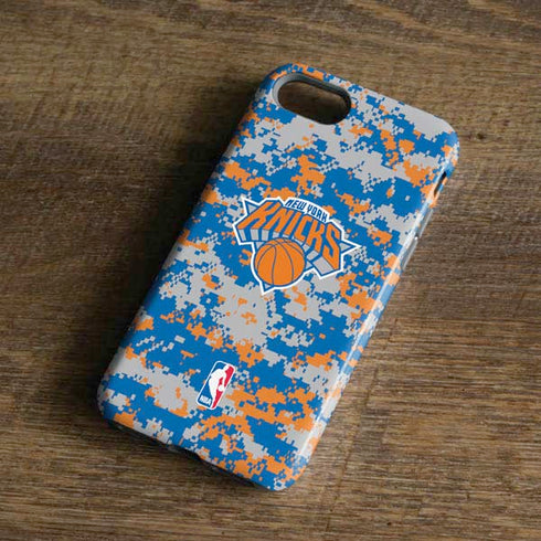 NBA New York Knicks Digi Camo iPhone 8 Pro Case