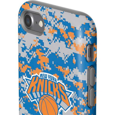 NBA New York Knicks Digi Camo iPhone SE (2nd & 3rd Gen) Pro Case