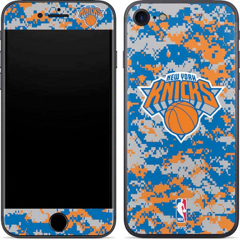 NBA New York Knicks Digi Camo iPhone SE (2nd & 3rd Gen) Skin