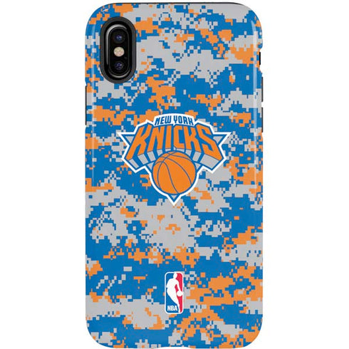 NBA New York Knicks Digi Camo iPhone X Pro Case