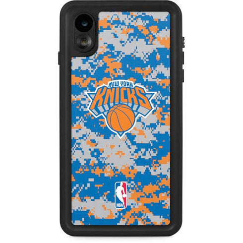 NBA New York Knicks Digi Camo iPhone XR Waterproof Case