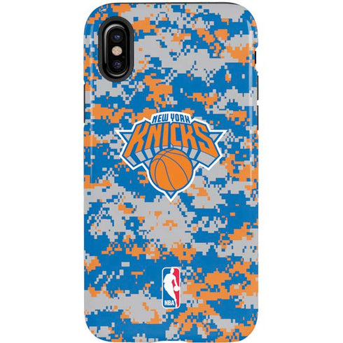 NBA New York Knicks Digi Camo iPhone XS Pro Case