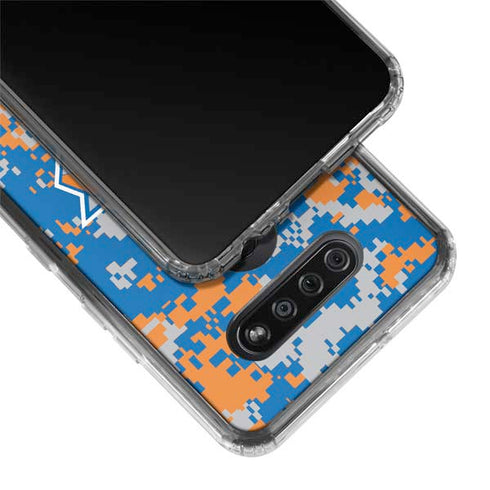 NBA New York Knicks Digi Camo LG K51/Q51 Clear Case