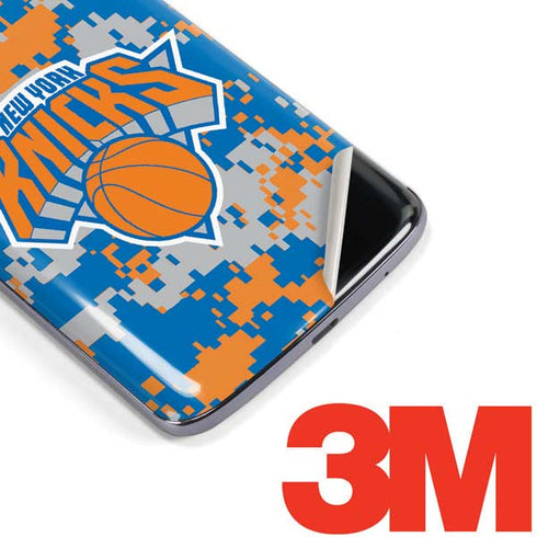 NBA New York Knicks Digi Camo Moto E5 Plus Skin