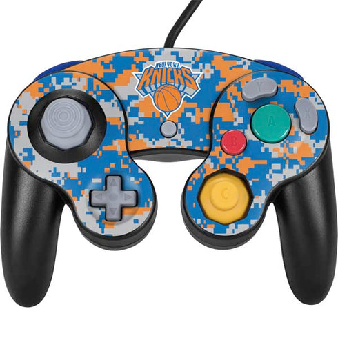 NBA New York Knicks Digi Camo Nintendo GameCube Controller Skin