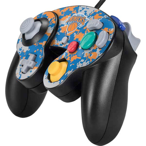 NBA New York Knicks Digi Camo Nintendo GameCube Controller Skin