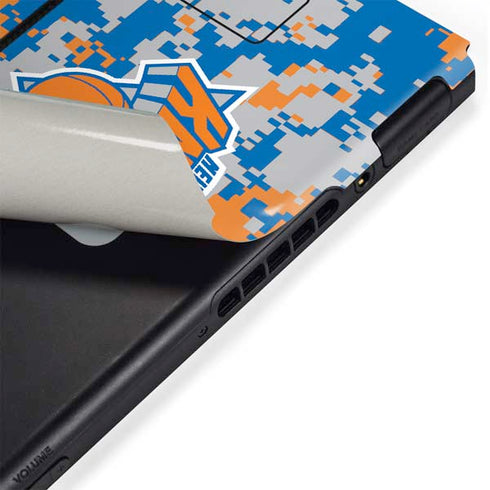 NBA New York Knicks Digi Camo Nintendo Switch Bundle Skin
