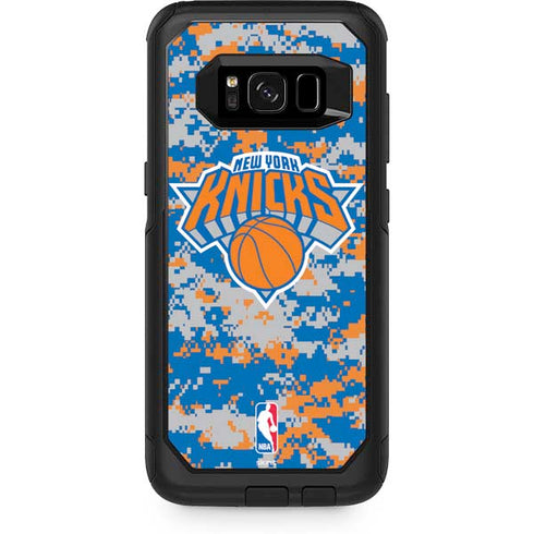 NBA New York Knicks Digi Camo Otterbox Commuter Galaxy Skin
