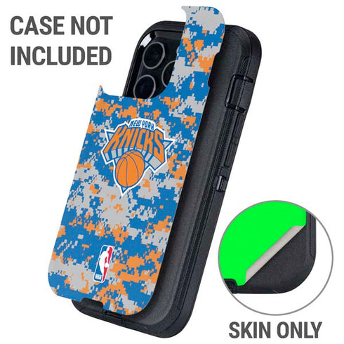 NBA New York Knicks Digi Camo Otterbox Defender iPhone Skin