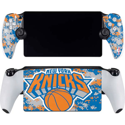 NBA New York Knicks Digi Camo PlayStation Portal Remote Player Skin