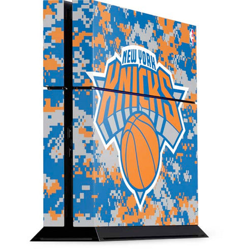 NBA New York Knicks Digi Camo PS4 Console Skin