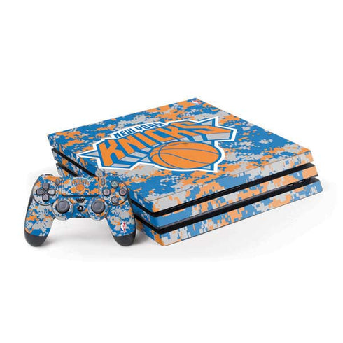 NBA New York Knicks Digi Camo PS4 Pro Bundle Skin
