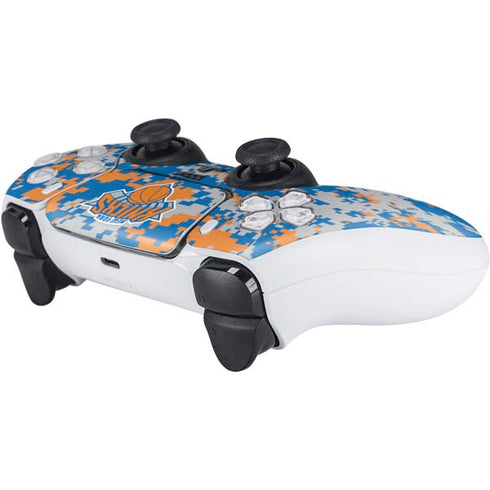 NBA New York Knicks Digi Camo PS5 Controller Skin