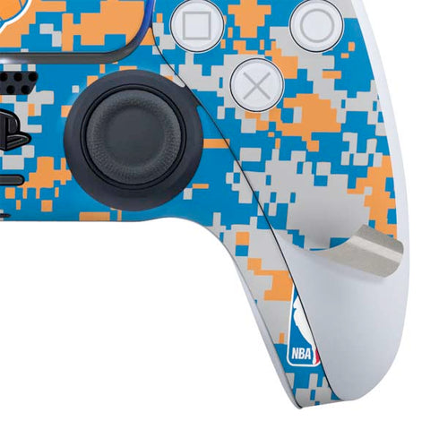 NBA New York Knicks Digi Camo PS5 Controller Skin